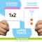 QUOKKA 3xSet Multiplication Flash Cards 3rd Grade - 340 Flashcards Multiplication and Division Math Games - Learning Board Games for Boys and Girls Ages 6-7-8 - Fun Educational Preschool Games